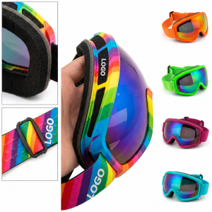 Professional OTG Winter Sports Goggles with Anti-Fog Dual-Layer Lenses